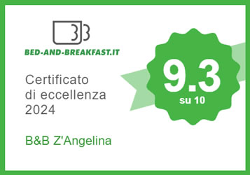 Certificato eccellenza b&b Trapani